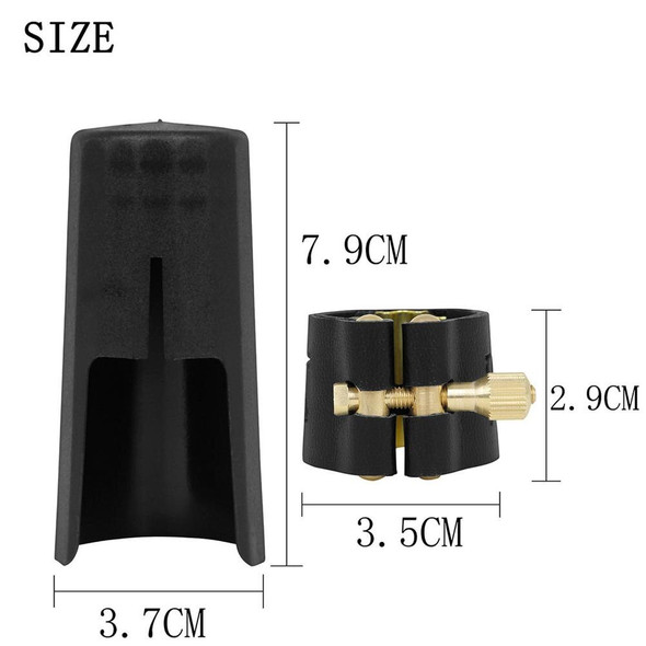 Professional Clarinet Mouthpiece Cap Ligature Kit Cap Clip Fastener