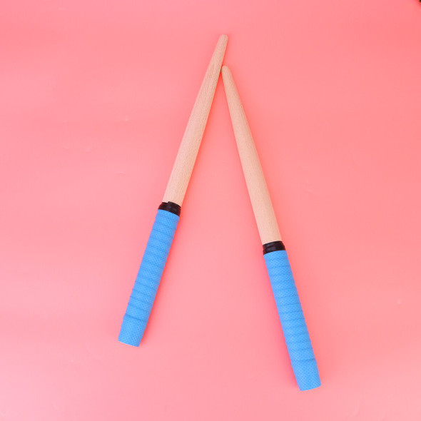 Drum Sticks With Sweatband Grip Handles Classic Beech Red Drumsticks