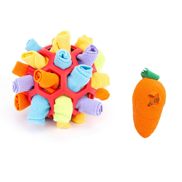 Brazil Dog Sniffing Ball Puzzle Interactive Toy Portable Pet Snuffle Ball Encourage Training Educational Pet Slow Feeder Toy