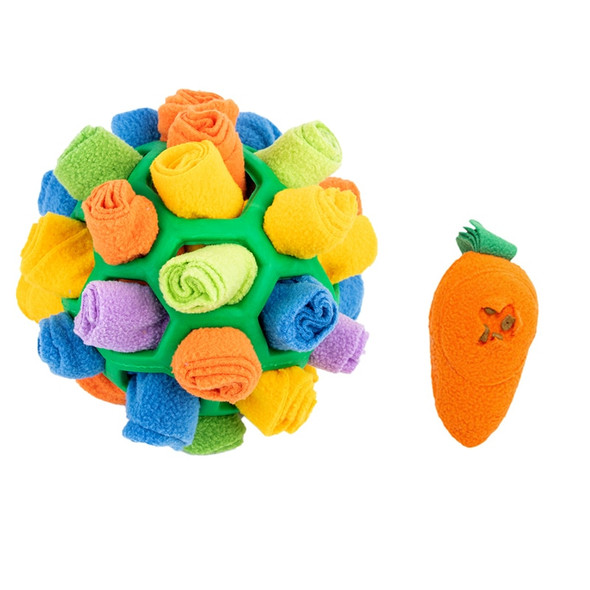 Brazil Dog Sniffing Ball Puzzle Interactive Toy Portable Pet Snuffle Ball Encourage Training Educational Pet Slow Feeder Toy