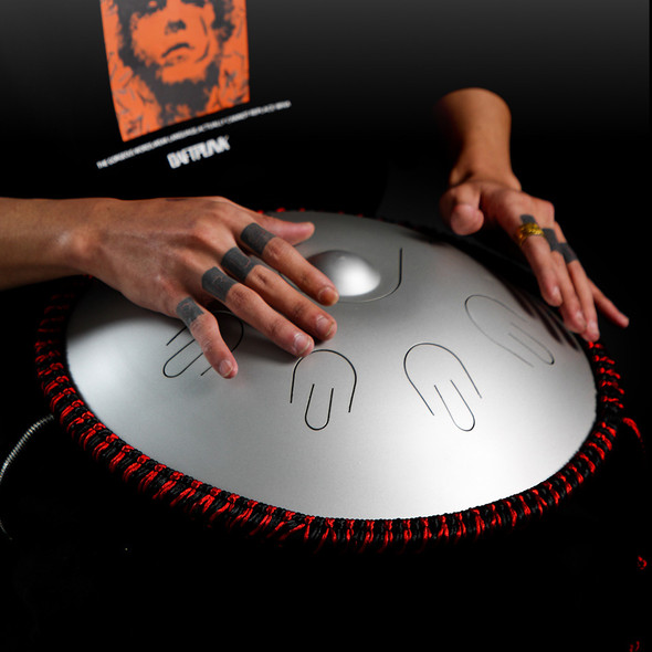 Hluru 2021 New Type Steel tongue drum 14 inch 9 note D minor handpan Hluru 2021 New Type Steel tongue drum 14 inch 9 note D minor handpan