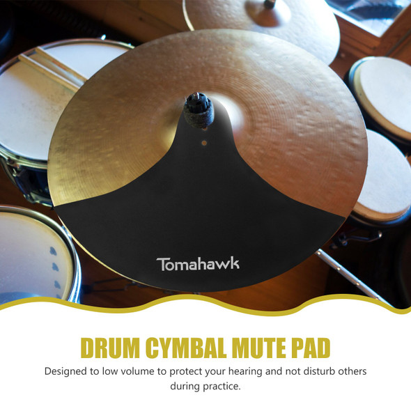2 Pcs Cymbal Mute Pad Drum Practice Silencer Mat Muffler Pads Ride 2 Pcs Cymbal Mute Pad Drum Practice Silencer Mat Muffler Pads Ride
