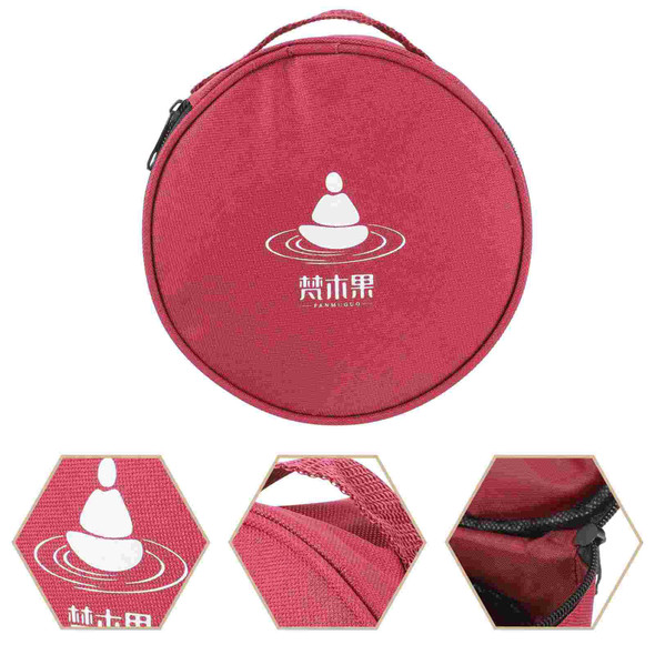 Crystal Bowl Storage Bag Prayer Case Sound Pouch Tibetan Meditation