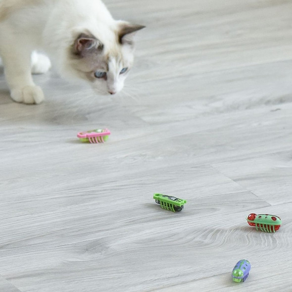 Cat Electric Toy Mini Bug Cat Toy Cockroach Ladybug Insect Pet Cat Toy Interactive Play Toy for Kitten Juguetes Para Gatos Cat Electric Toy Mini Bug Cat Toy Cockroach Ladybug Insect Pet Cat Toy Interactive Play Toy for Kitten Juguetes Para Gatos