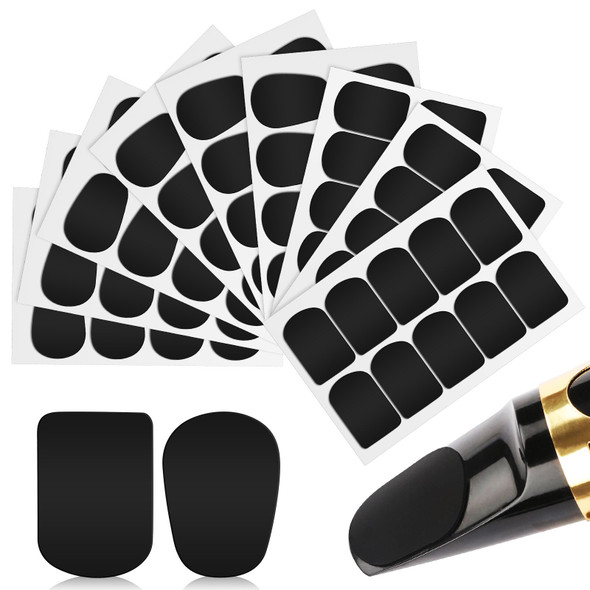 94 Pcs Adhesive Mouthpiece Pad Saxophone Patch Bass Clarinet Square 94 Pcs Adhesive Mouthpiece Pad Saxophone Patch Bass Clarinet Square