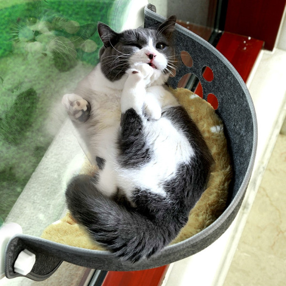 Sunny Window Seat Nest Cat Window Hammock With Cushion Pet Kitty Hanging Sleeping Bed With Strong Suction Cups Pet Cats Sunny Window Seat Nest Cat Window Hammock With Cushion Pet Kitty Hanging Sleeping Bed With Strong Suction Cups Pet Cats