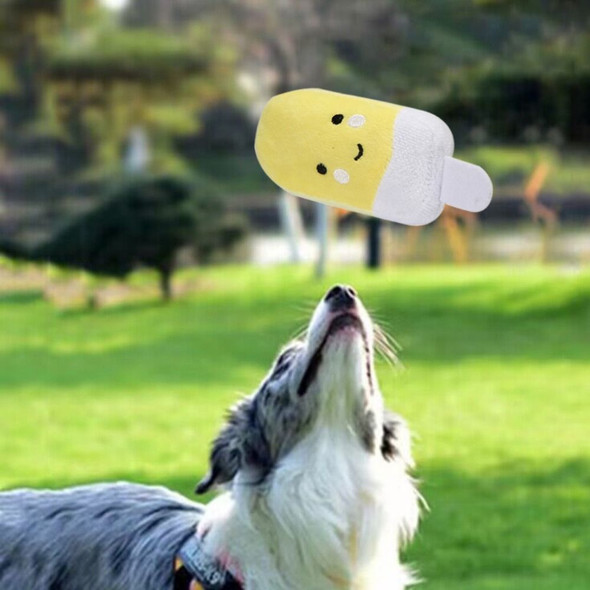 Dog Squeaky Toy Ice Cream Shape Interactive Toys Bite-Resistant For Small Dog Molar Clean Teeth Puppy Chew Toy Dog Squeaky Toy Ice Cream Shape Interactive Toys Bite-Resistant For Small Dog Molar Clean Teeth Puppy Chew Toy
