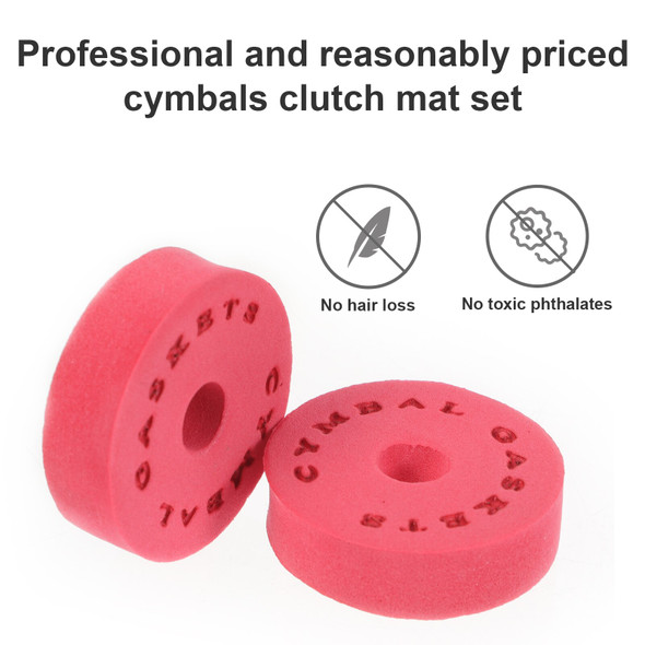 Metal Bracket Drum Pads Durable EVA Useful Cymbals Creative Cotton