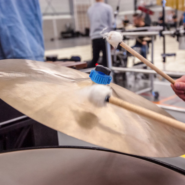 5 Pcs Cymbal Quick Release Cap Wool Hat Percussion Drum Nuts Universal