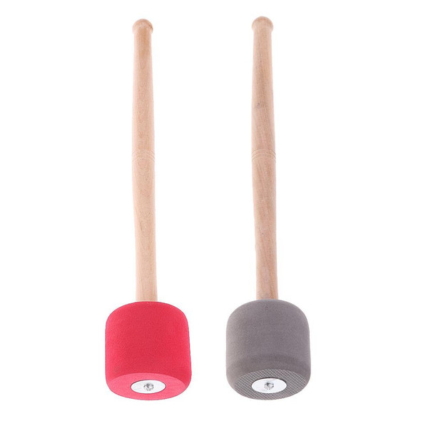 Bass Drum Mallet Stick Foam Mallet Percussion with Wood Handle for