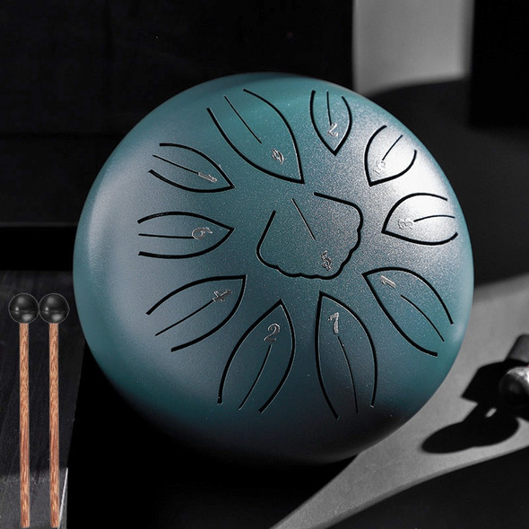 Hluru Glucophone Steel Tongue Drum 6 Inch 11 Notes Drums Tone Key C5