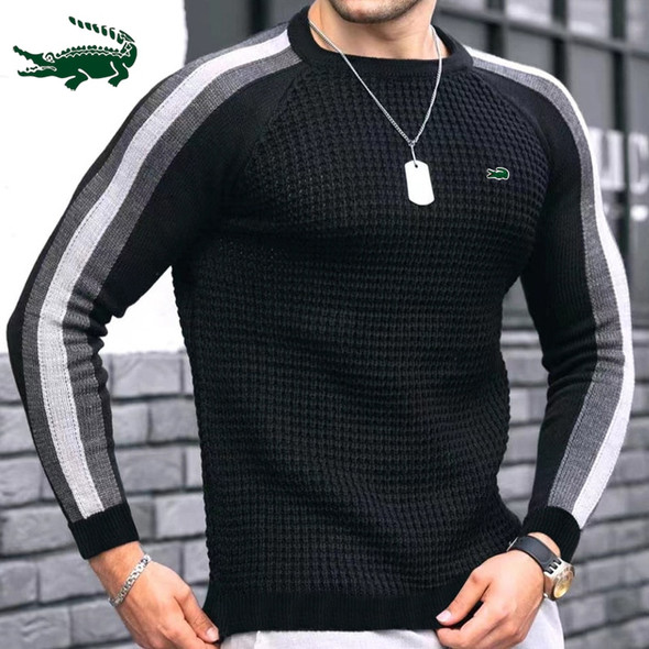 High quality Spring and Autumn men's long sleeved T shirt Fashion