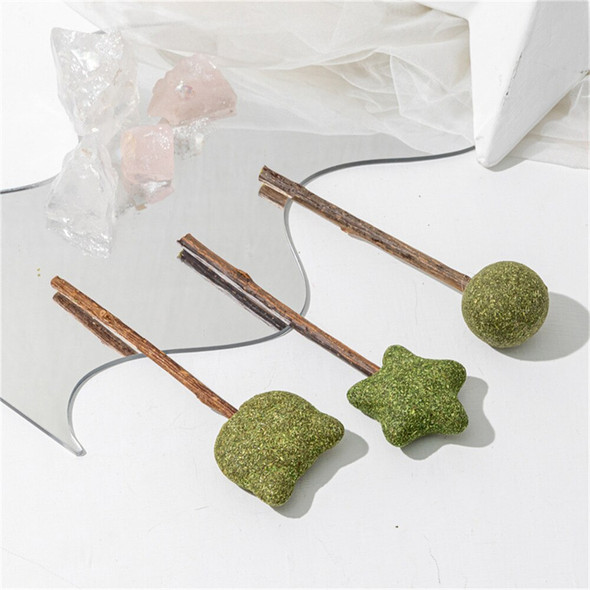 Pet Mint Lollipop Natural Cute Shape Multifunctional Promote Digestion Healthy Cat Accessoriespet Products Cat Catnip Toys