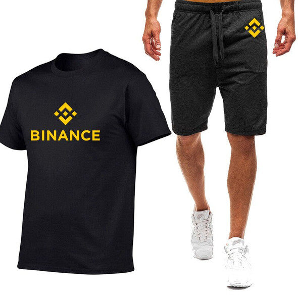 Binance Crypto 2023 Men's New Summer Printed Comfortable Short Sleeve