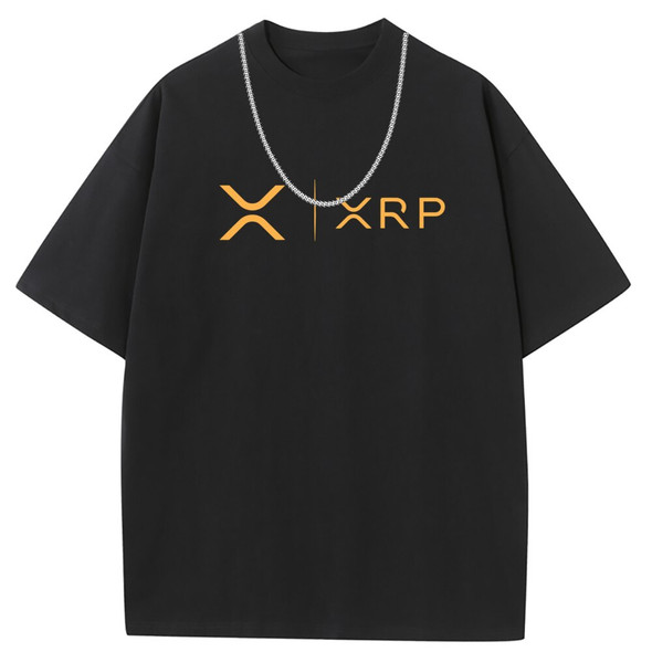 2023 New Coming XRP Crypto Tshirt Cryptocurrency Ripple Washed Classic