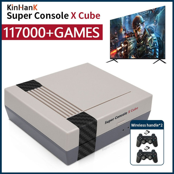 Retro Video Game Console Super Console X Cube For MAME/DC/arcade HD Kids Gift Emulator WIFI Portable Game Box With 117000+ Games