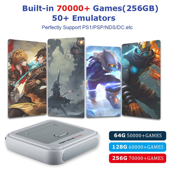 Super Console X Pro Retro Video Game Console TV Box Game Box Two In One Built-In 50+ Emulators 70,000+ Games For PSP/PS1/N64/NDS