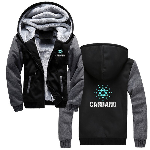 Cryptocurrency Crypto Miner Cardano Ada Hoodie Classic Men's Winter