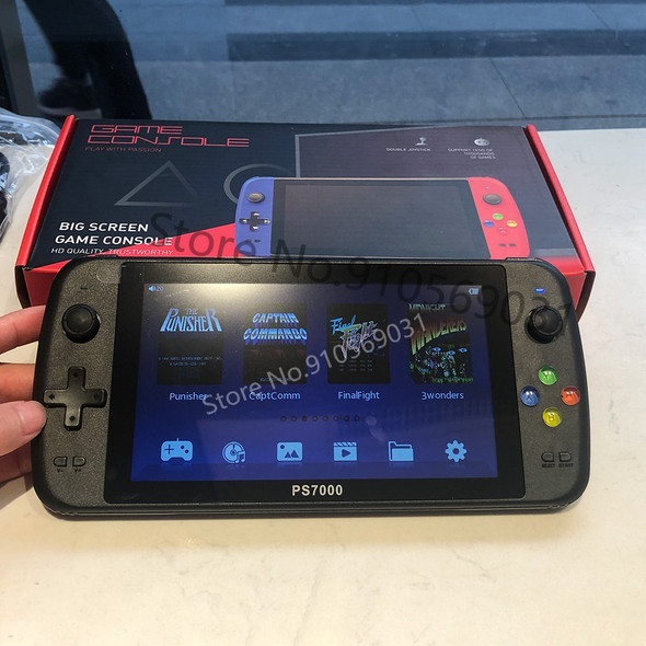 PS7000 7 Inch HD Retro Portable Handheld Video Game Console 6000+ Games Handheld Game Player consola for PS1 PS7000 7 Inch HD Retro Portable Handheld Video Game Console 6000+ Games Handheld Game Player consola for PS1