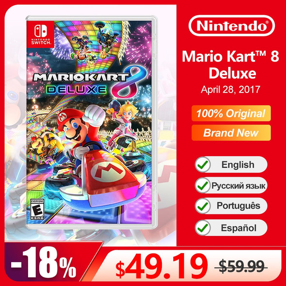 Mario Kart 8 Deluxe Nintendo Switch Game Deals 100% Official Original Physical Game Card Genre Racing for Switch OLED Lite