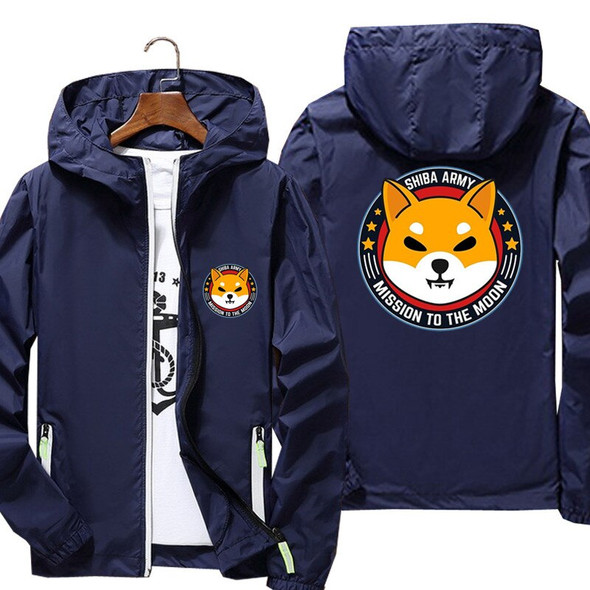 Cryptocurrency Crypto Shiba Inu Coin SHIB ARMY Hooded Men's Jacket