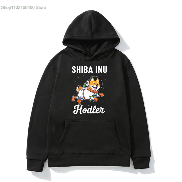 Shib Shiba Inu Crypto Cryptocurrency Coin Print Hoodie for Men Woemn