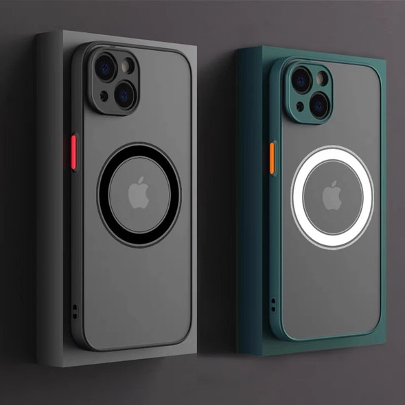 Luxury Magnetic For Magsafe Wireless Charge Phone Case For iPhone 14 13 12 11 Pro Max Mini X XR XS Shockproof Armor Matte Cover Luxury Magnetic For Magsafe Wireless Charge Phone Case For iPhone 14 13 12 11 Pro Max Mini X XR XS Shockproof Armor Matte Cover