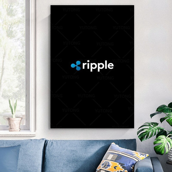 Ripple Xrp Crypto Modern Posters Prints Canvas Painting Wall Art High