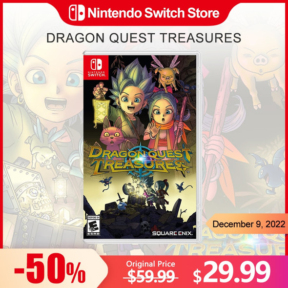 DRAGON QUEST TREASURES Nintendo Switch Game Deals 100% Official Original Physical Game Card RPG Genre for Switch OLED Lite