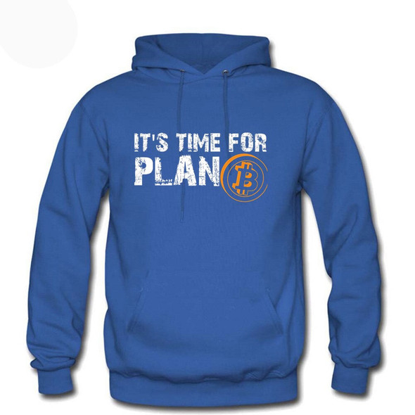 Men's It's Time For Plan B Bitcoin BTC Crypto Currency Cryptocurrency