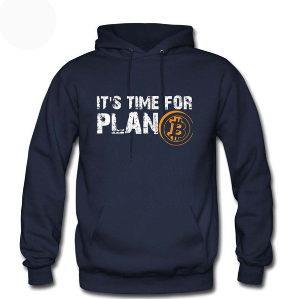 Men's It's Time For Plan B Bitcoin BTC Crypto Currency Cryptocurrency