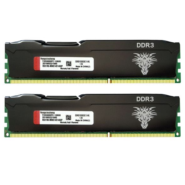 DDR3 RAM 4GB 8GB 1333MHz 1600MHz Desktop Memory PC3 10600 PC3 12800