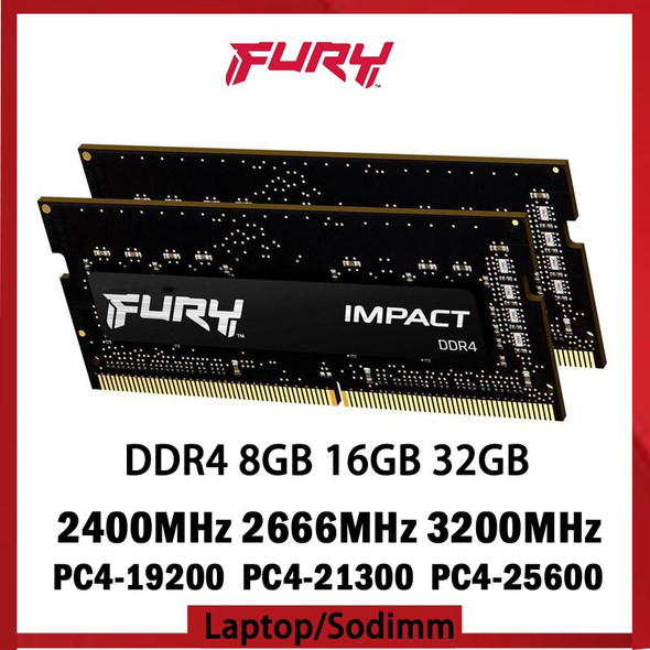 Fury Memoria Ram Ddr4 32gb 8gb 16gb 3200mhz 2400 2666mhz Laptop Memory