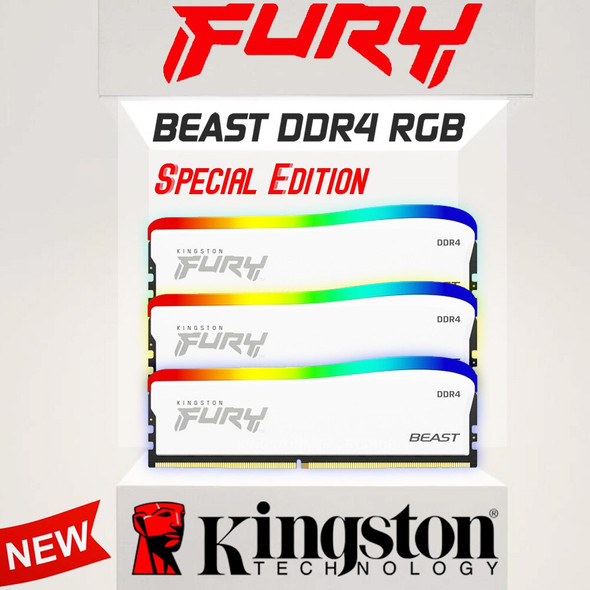 Kingston FURY Beast RGB DDR4 2666MHz 3200MHz 3600MHz RAM CL17 DDR4