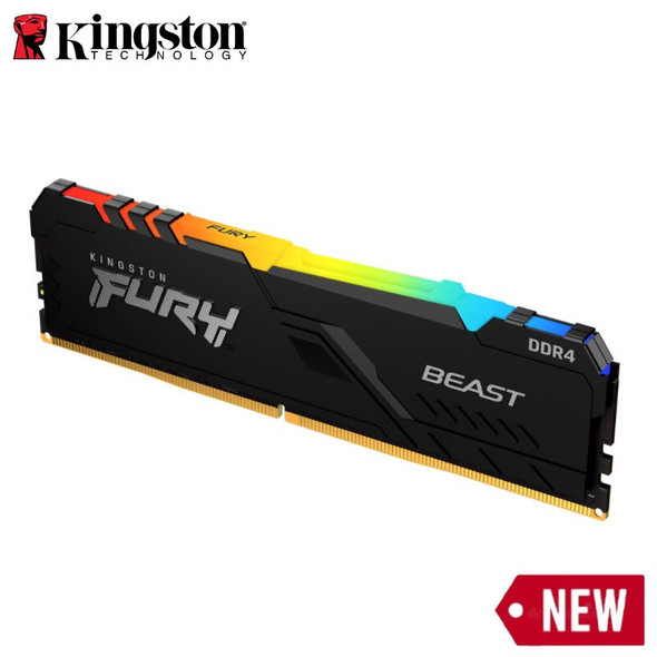 Kingston FURY Beast RGB Memory DDR4 8GB 16G 3200MHz PC RAM Memoria