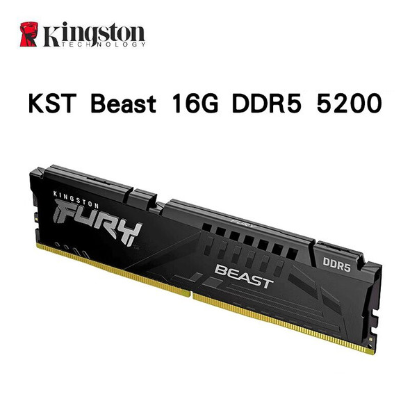 Kingston Fury Beast Memory 16GB  32GB 5200MHz DDR5 RAM Desktop Memory