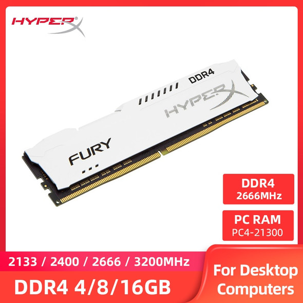 Hyperx Fury Memoria Ram Ddr4 8gb 16gb 4gb 3200mhz 2666mhz 2400mhz