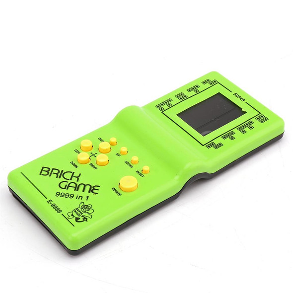Handheld Game Console Adjustable Practical Electronic Toys Recreational Machines Durable Game Player Children Green