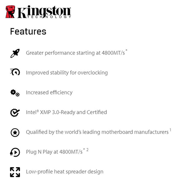 Kingston Ddr5 Fury Beast Memory 6000mhz 16g Pc Ram Memoria Ddr5 Module