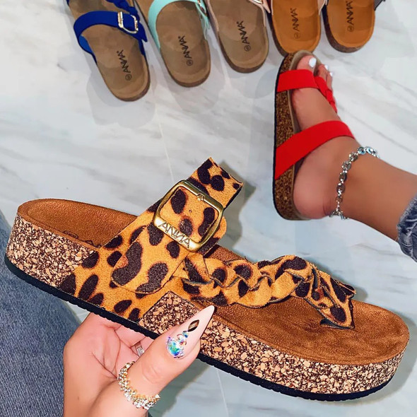 Oraqwlj summer trend solid color flat bottom slipper women platform Oraqwlj summer trend solid color flat bottom slipper women platform