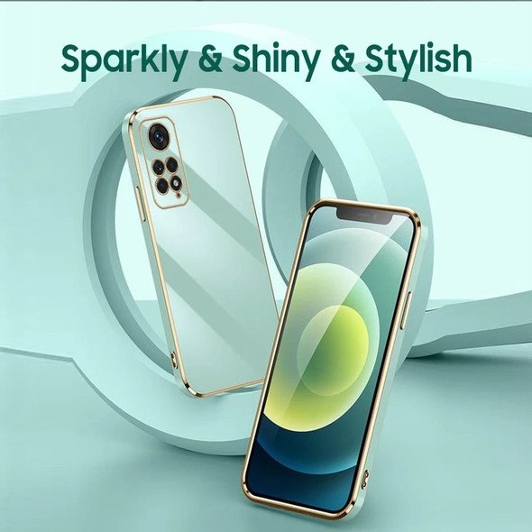 Glossy Plated Phone Case For Xiaomi Redmi Note 11 11S 10 10S 10C 10A 9S 9T 9C POCO X3 X4 Pro 11T 12Lite Silicone Protector Cover