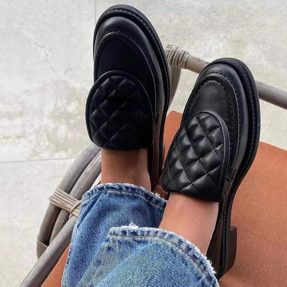 Leather Flat Bottom Loafers | Leather Walking Shoes | Leather Street