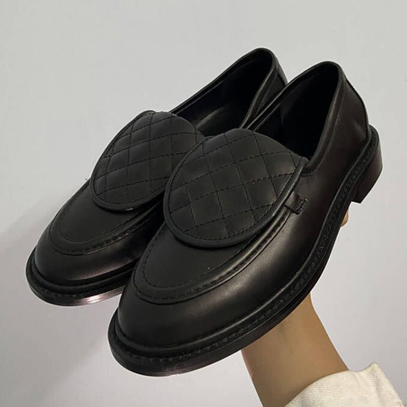 Leather Flat Bottom Loafers | Leather Walking Shoes | Leather Street