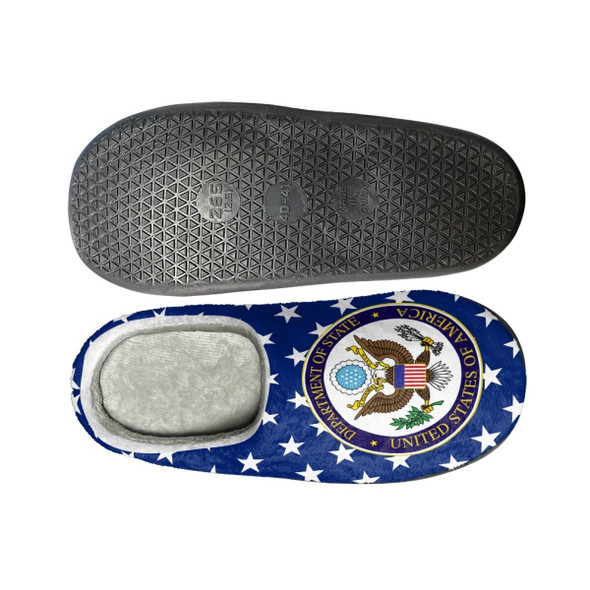 INSTANTARTS 2023 Winter Home Slippers American Flag Print Unisex INSTANTARTS 2023 Winter Home Slippers American Flag Print Unisex