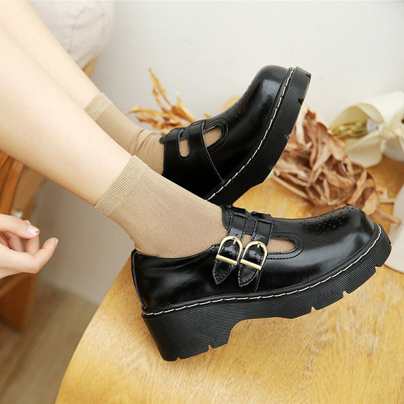 Qpfjqd Japanese Literary Retro Lolita Women Pumps Mary Janes Shoes
