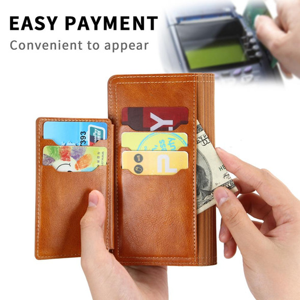 Luxury Leather Zipper Flip Wallet Case For iPhone 14 13 12 11 Pro MAX  X XS XR 6 6s 7 8 Plus SE 2020 Card Holder Stand Cover