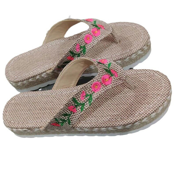 Women Comfortable Beach Shoes Non slip Soft Bottom Casual Flip Flops