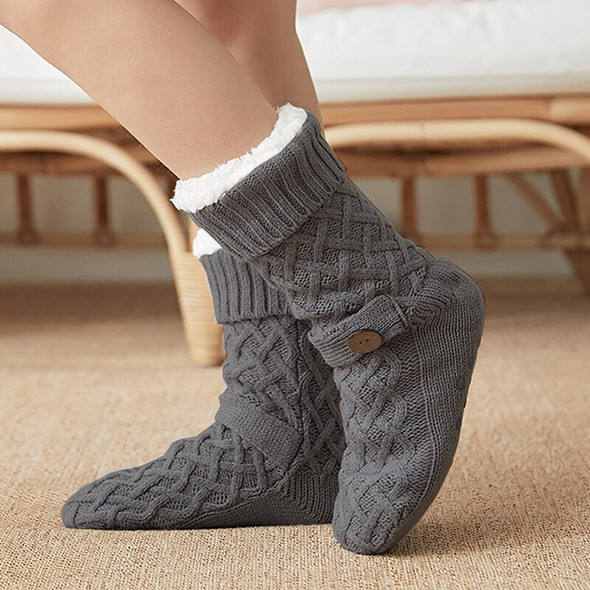 Women Slippers for Home Sock with Fur Warm Plush Bedroom Slippers Non Women Slippers for Home Sock with Fur Warm Plush Bedroom Slippers Non