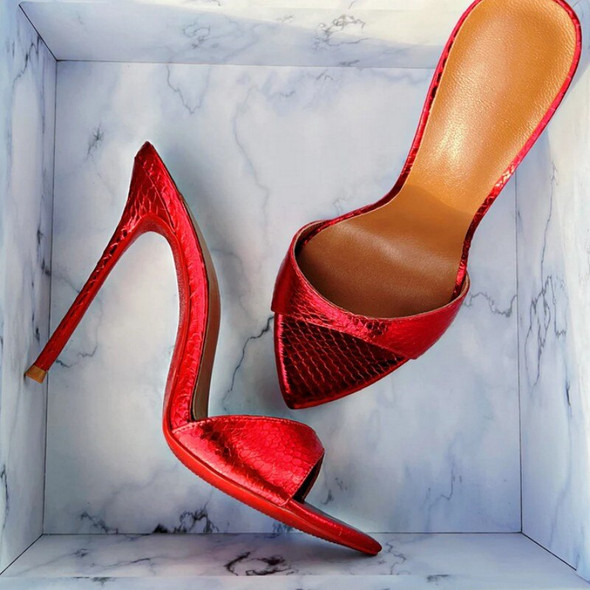 Classic Open Toe Casual Super High Thin Heels Outside Slippers New Classic Open Toe Casual Super High Thin Heels Outside Slippers New