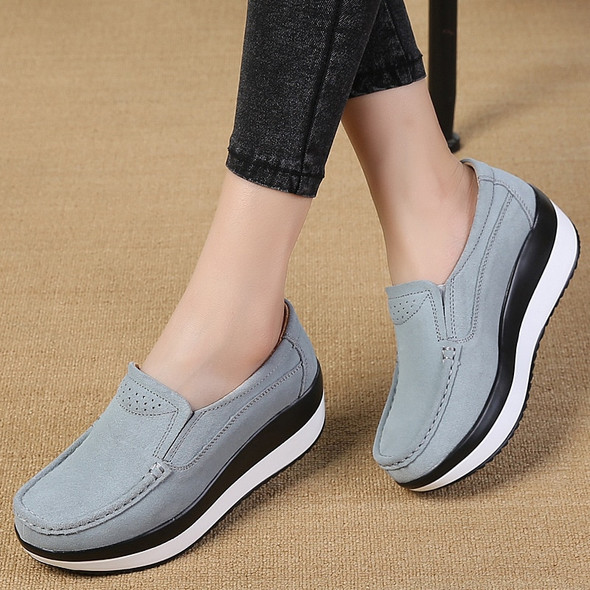 Woizgic Women's Woman Female Ladies Cow Suede Genuine Leather Shoes Woizgic Women's Woman Female Ladies Cow Suede Genuine Leather Shoes
